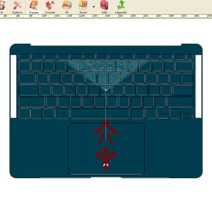 Buy cheap Custom Full Body Laptop Skin Making Machine Vinyl Graphics Cutter Software from wholesalers