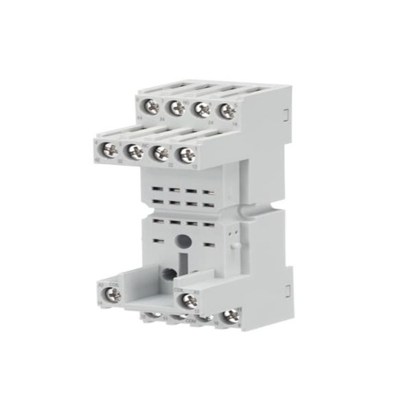 ABB CR-M4SS Standard socket for 2c/o or 4c/o CR-M relay ,The CR-M4SS socket is