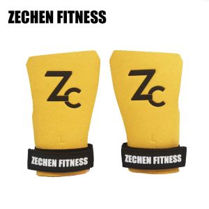 Buy cheap Gymnastics Fingerless Crossfit Grips Palm Protect Gloves Leather OEM Pull Up Hand Straps from wholesalers