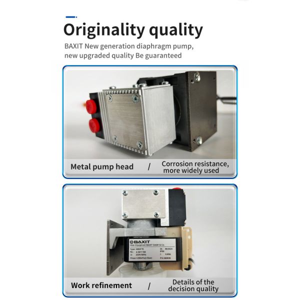 Corrosion Resistant Vacuum Sampling Pump Drives A Miniature Sampling Pump