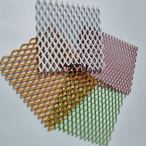 2mm Plate Aluminum Expanded Cladding Decorative Mesh Metal Screen