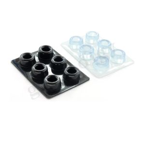 Buy cheap Multiscene Practical Wall Bumper Door Stop Transparent Nonslip from wholesalers