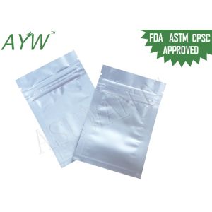 Buy cheap Small Reclosable Foil Lined Bags Moisture Barrier For Medication Storage from wholesalers