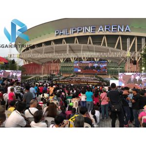 Buy cheap 70 * 35m Lighting Tower Truss System Big Loading Capacity With Chain Hoist product