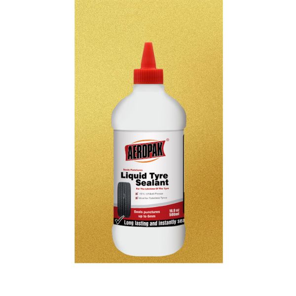 Quality Aeropak 500ml Liquid Tyre Sealant for 6mm Puncture Repair for sale