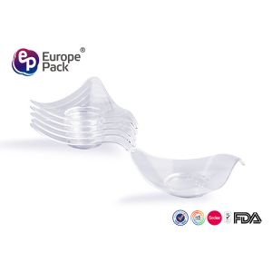 Buy cheap BPA Free Disposable Clear Plastic Bowls Dessert Triangle Container from wholesalers