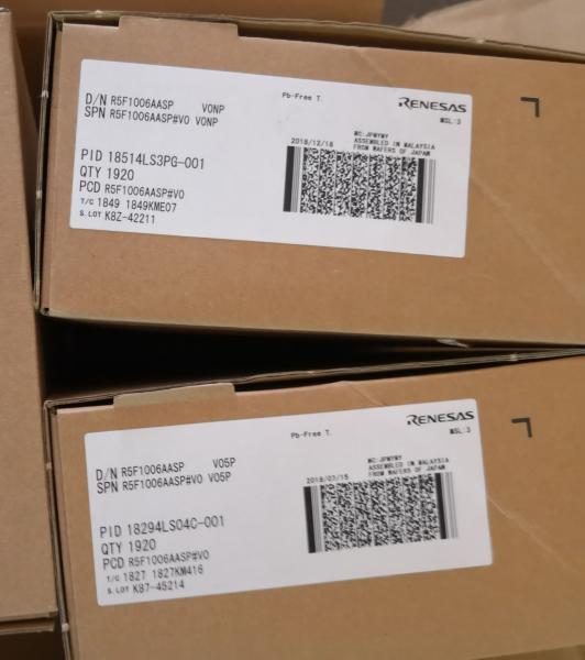 Quality R5F1006AASP Renesas RL78 Series Microcontroller IC R5F1006AASP、R5F1006ADSP、R5F1006AGSP、R5F1006CASP、R5F1006CDSP、R5F1006CG for sale