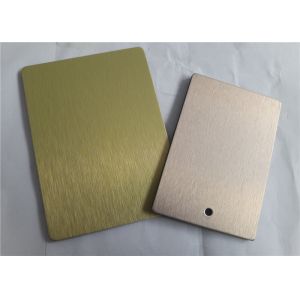 Buy cheap Easy To Maintain Brushed Aluminum Sheets Excellent Impact Resistance from wholesalers