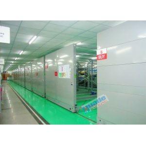 Motorized Heavy Duty Pallet Racks Electronically Powered Mobile Racking