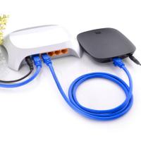 China Computer RJ45 Connector 6.0mm Cat6e Patch Cable PVC Jacketed Network Patch Cord for sale
