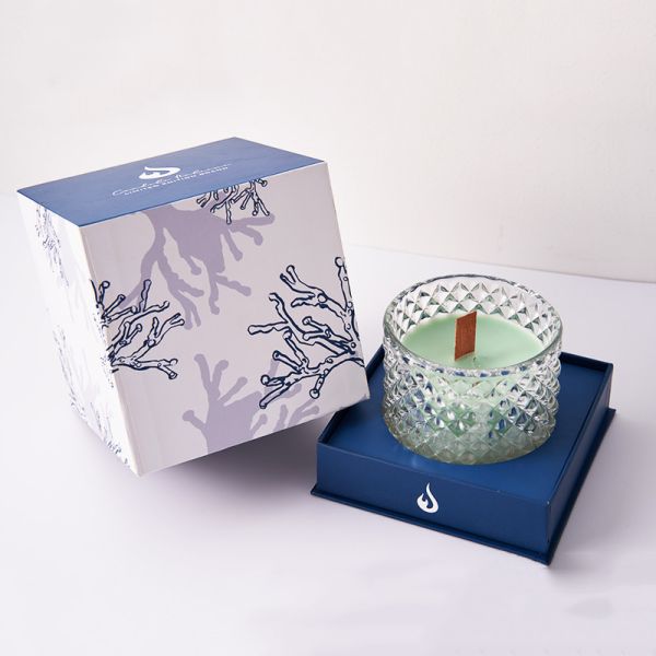Buy cheap Rigid White Cardboard Custom Gift Candle Box Luxury Logo Printed from wholesalers