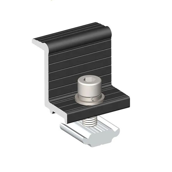 Customized Solar Panel End Clamp Fastener Anticorrosive Photovoltaic Module
