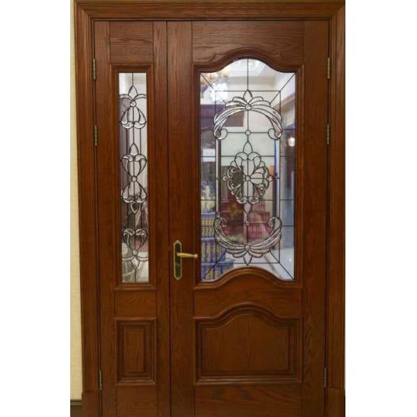 Buy cheap Special Shape Triple Glazed Door Insert Patina Caming For Wooden Doors from wholesalers