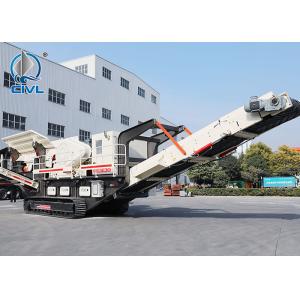 Buy cheap Construction Waste Crushing Equipment Mobile Crushing Plant Contains Jaw Crusher from wholesalers