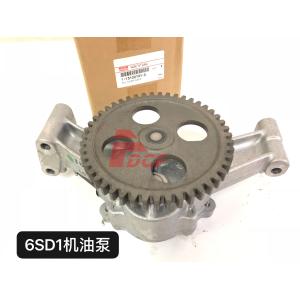 Buy cheap 6SD1 Engine Oil Change Pump 1-13100191-2 For Isuzu Excavator Forget Engine Parts product