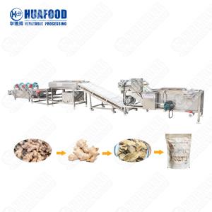 Professional Vegetable Washers Ginger And Turmeric Processing Line