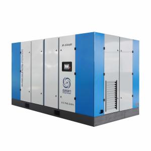 Buy cheap 220kw Two Stage Screw Air Compressor 300hp Horizontal Permanent Magnet 2 Stage Compressor from wholesalers