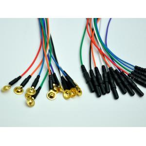Buy cheap Replaceable Digital EEG Ag/Agcl Gold And Sintered Cup EEG Electrodes And EEG Cables from wholesalers