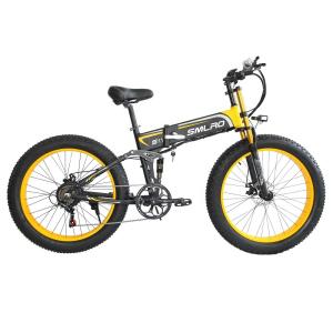 China 1000w Fat Tire Folding Electric Bike SMLRO With Hydraulic Disc Brake on sale