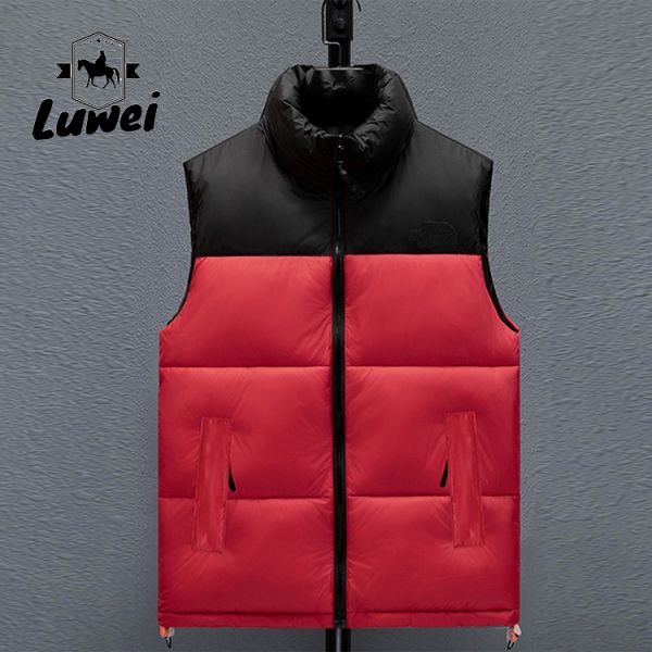 Winter Windproof Casual Stand Collar Mens Formal Utility Waistcoat Men Puffer Gilet Mens Fleece Gilets
