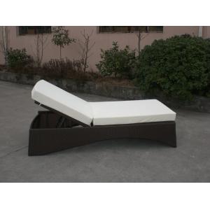 Buy cheap UV Resistant Waterproof Rattan Sun Lounger For Poolside / Lawn from wholesalers