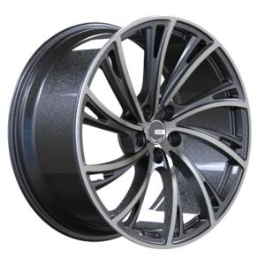 Buy cheap 19x8.5 PCD 5x112 1 Piece Forged Wheels Black 6061 T6 Aluminum from wholesalers