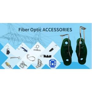 Buy cheap FTTH Fiber Tension Clamp with Strong UV Protection and Reinforced Green Plastic Material from wholesalers