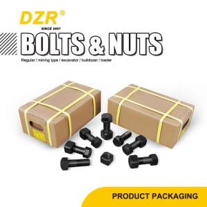 Excavator High Strength Track Bolt Nut M22*67mm 6Y9024/9W4381 OEM Grade M30*96