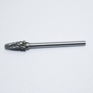 Buy cheap 3mm Type L High Precision Bright Uncoated Carbide Rotary Burr for Metal Machining from wholesalers