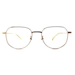 TF3336 Optical Round Titanium Eyeglasses Frames Vacuum Plating Customized