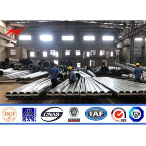 Hot Dip Galvanized Octagonal Electrical Power Pole with Customizable Height and