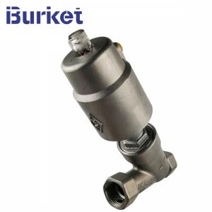 Buy cheap Stainless Steel seat Threaded connection Angle Valve with SS304/Plastic pneumatic cylinder from wholesalers