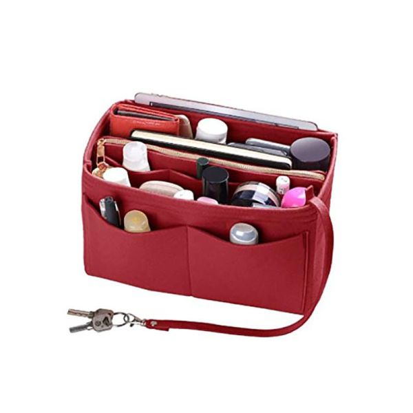 Buy cheap 3mm Foldable Organizer Insert EN71 Felt Handbag With Zipper from wholesalers