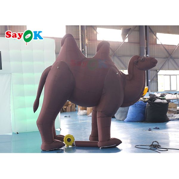 190T Oxford Cloth 3m Inflatable Camel Model For Party Decoration