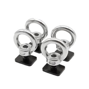 Buy cheap Flat Head 4x4 Eye Bolts For Roof Racks , Stainless Steel Roof Rack Eye Bolt from wholesalers