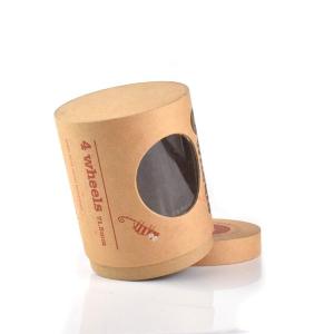 Biodegradable Cardboard Box With Plastic Window Glossy Laminated Multifunction