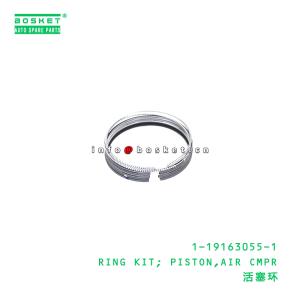 China 1-19163055-1 RING KIT; PISTON,AIR CMPR suitable for ISUZU EXR71 10PD1 1191630551 on sale