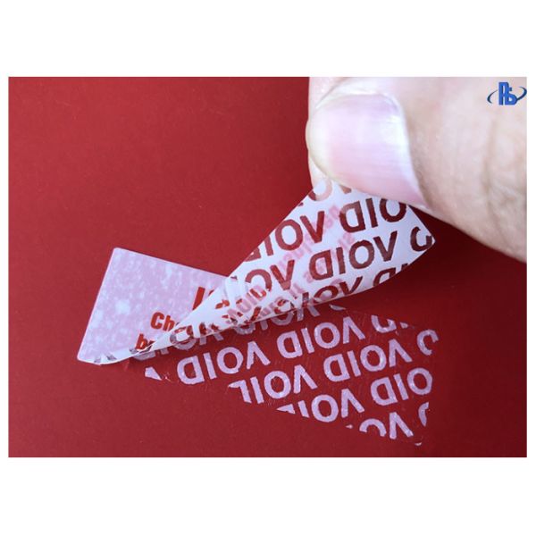 Buy cheap Waterproof PET Acrylic Adhesive Tamper Evident Void Labels from wholesalers