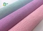Buy cheap Colorful Hand - Make Crepe Uncoated Woodfree Paper , Red / Purple / Blue For DIY Flowers from wholesalers