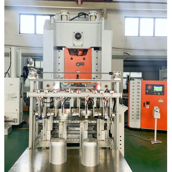 Quality Automatic 24KW Silver Plate Aluminium Food Container Making Machine 3800MM for sale