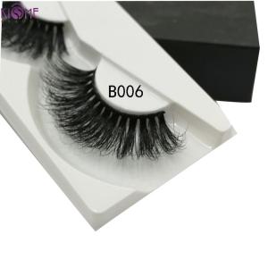 Buy cheap Thick Long Cross 3D Mink Eyelashes Real Mink Fur Looks Flutter And Soft Touch from wholesalers
