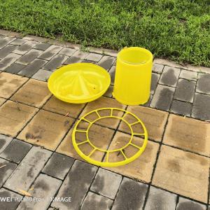 Buy cheap Round Farm Poultry Bucket Feeder Capacity 6 Liters from wholesalers