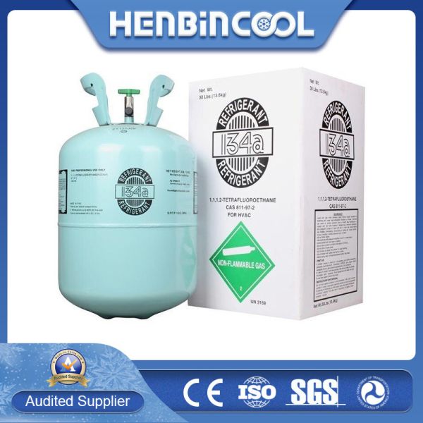 Quality 13.6kg R134A  30 Lb Disposable Cylinder HFC Refrigerant for sale