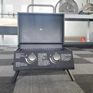 Buy cheap Outdoor Camping Tabletop BBQ Gas Grill with Foldable Legs and Double 2 Burner Propane from wholesalers