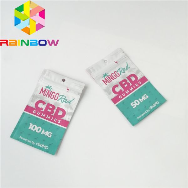 Quality Recyclable Plastic Pouches Packaging k CBD Gummy Candy Bag Gravure Printing for sale