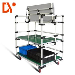 Buy cheap Lean Pipe Metal Work Cart , Automobile Workshop Tool Cart High Performance from wholesalers