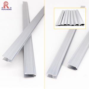 Silver Anodized Aluminum U Channel Suitcase Profiles 4 - 6m Customized Length