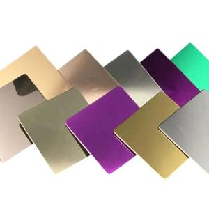 Buy cheap China Steel Sheets Factory Made 304 Mirror Surface Color Stainless Steel Plate from wholesalers