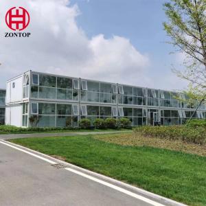 Buy cheap Zontop China Hurricane Proof Modern Modular  3 Bedrooms 2 Storey Prefab Container House from wholesalers
