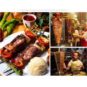 Buy cheap Tabletop Turkey Doner Kebab Making Gas Chicken Shawarma Machine with High Productivity from wholesalers